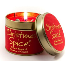 Lily Flame Scented Candle in a Presentation Tin - Christmas Spice