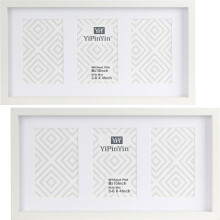 Multi picture frames 3-4x6''White 2Pack, Photos Frames 3-6x4'', College frames 3-4x6'' Family Photo Frames, Multiple Photoes 4x6''Multi Picture Frames
