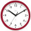 Acctim Acctim 74664 Nardo 20cm Radio Controlled Red Wall Clock 1