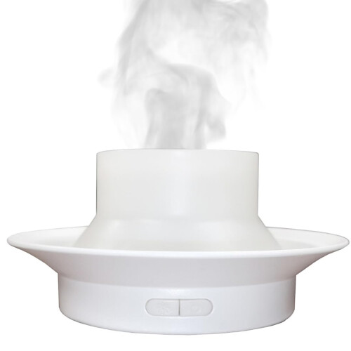 Cello Cello Aroma Fan Base - Colour Changing, Oil Diffuser USB Base for Cello Porcelain Tealight Holder Dome, LED Light Base and Aromatherapy Diffuser.