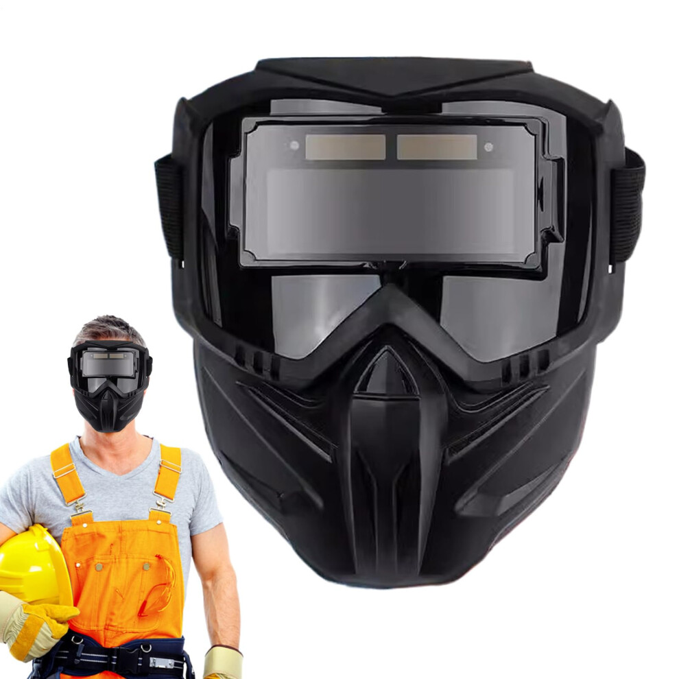 Auto Darkening Welding Helmet Large View True Color Display, Rapid Darkening Response, Adjustable Comfort Fit For Welders 9113335303218