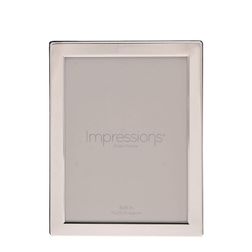 Silverplated Photo Frame Flat Edge 6x8 (362068S) 2