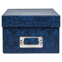 The Photo Album Company Photo Storage Box Holds 700 Photographs Blue for 4x6 Pictures ALBOX700BLUE, 10 x 15 cm