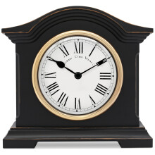 Acctim 33283 Falkenburg Mantel Clock, Black