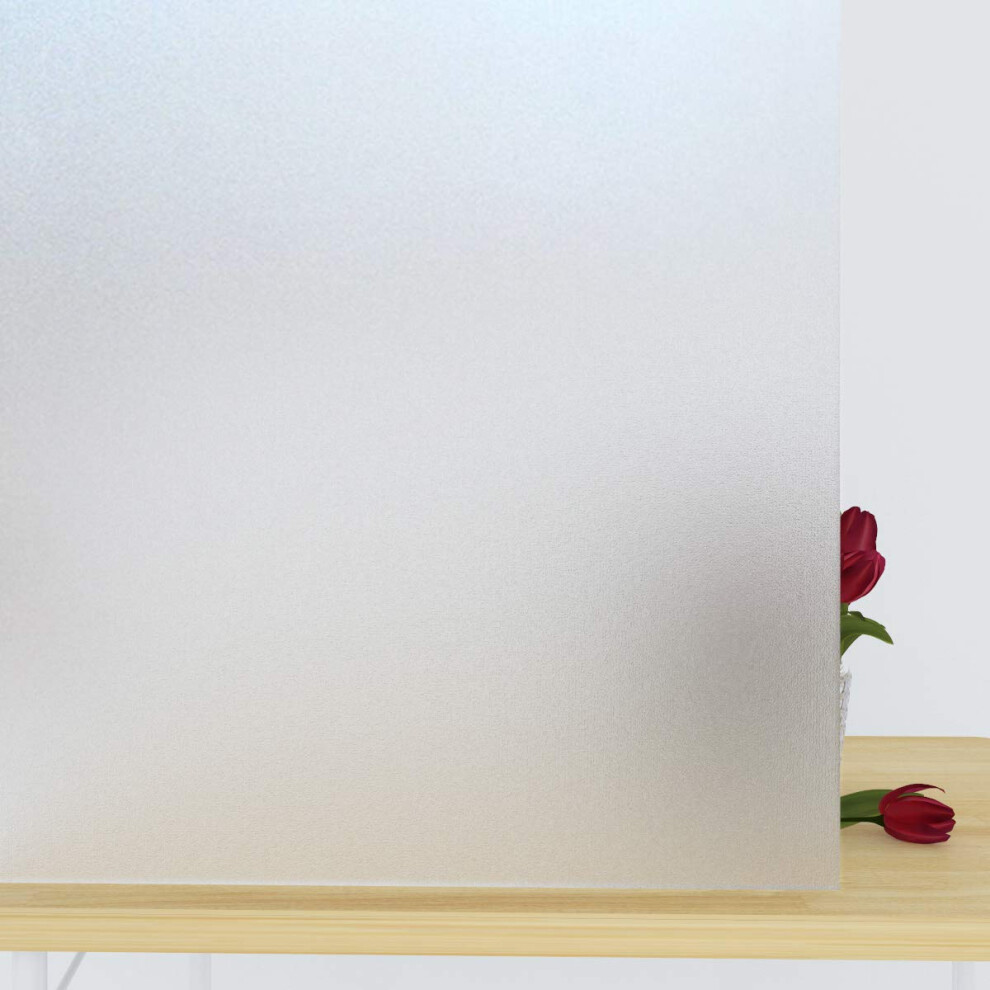 Fxcist Window Frosting Film Privacy Glass Film For Office,Home Shower Room (Frosted, 90X200cm)