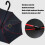 Windproof Automatic Golf Umbrella 130CM Large Coverage Storm Protection for 23 People 3