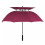 Golf Umbrella 130CM Large Windproof DoubleLayer Automatic Open Close Waterproof Burgundy 1