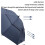 Golf Umbrella 130CM Large Windproof DoubleLayer Automatic Open Close Waterproof Burgundy 5