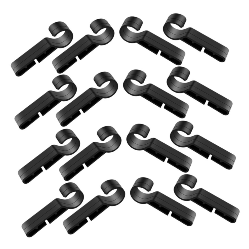20Pcs Hard Hat Headlamp Clips With Nonslip Buckle Design, Quick Helmet Attachment For Safety 9070919383328