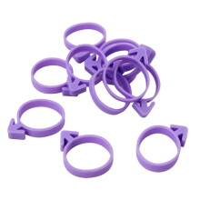 12pcs Reusable Icing Bag Ties LeakProof Seal for Cake Decorating and Quick Tip Change