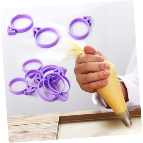 12pcs Reusable Icing Bag Ties LeakProof Seal for Cake Decorating and Quick Tip Change 2