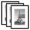 upsimples 3 Pack 30x40 Black Picture Frame, Wall Hanging Photo Frame 1