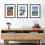 upsimples 3 Pack 30x40 Black Picture Frame, Wall Hanging Photo Frame 3