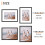 upsimples 3 Pack 30x40 Black Picture Frame, Wall Hanging Photo Frame 2