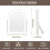 Arched Vanity Mirror with Lights, 30x25cm, 3 Color Light, Touch Switch Adjustable Brightness, 360? Rotation Dressing Table Mirror 5