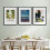 upsimples A2 Picture Frame, 3 Pack Black Photo Frame, A2 Frames 42 x 59,4cm 2