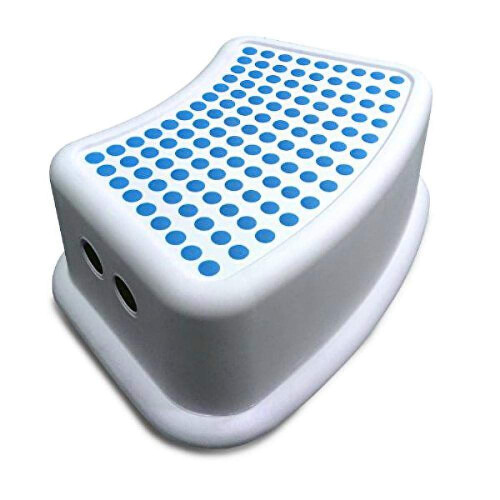 Addis Addis Kids Bathroom Booster Step Stool, navy teal