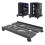 Hmfmdy Mobile CPU Stand, Desktop PC Stand, Adjustable Computer Tower Stands CPU Rolling Stands, Computer Mobile Cart Holder with Locking Rolling 1