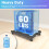 Hmfmdy Mobile CPU Stand, Desktop PC Stand, Adjustable Computer Tower Stands CPU Rolling Stands, Computer Mobile Cart Holder with Locking Rolling 4