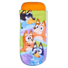Character World Official Bluey ReadyBed Kids Airbed and Sleeping Bag in One Inflatable Kids Mattress with Bag and Pump