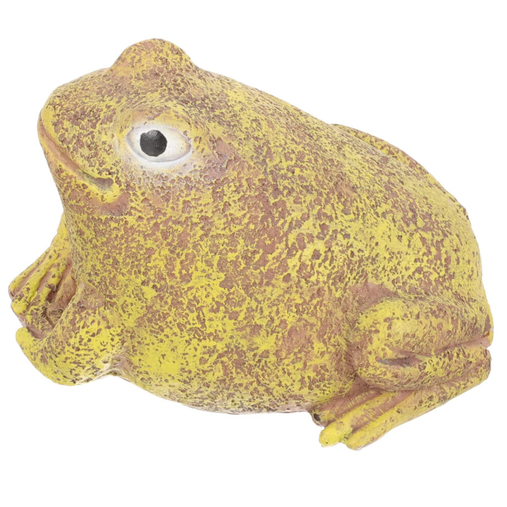 Outdoor Key Hider Frog With Realistic Rock Look, Hidden Spare Key Storage, Durable Resin Garden Holder 9070919383496