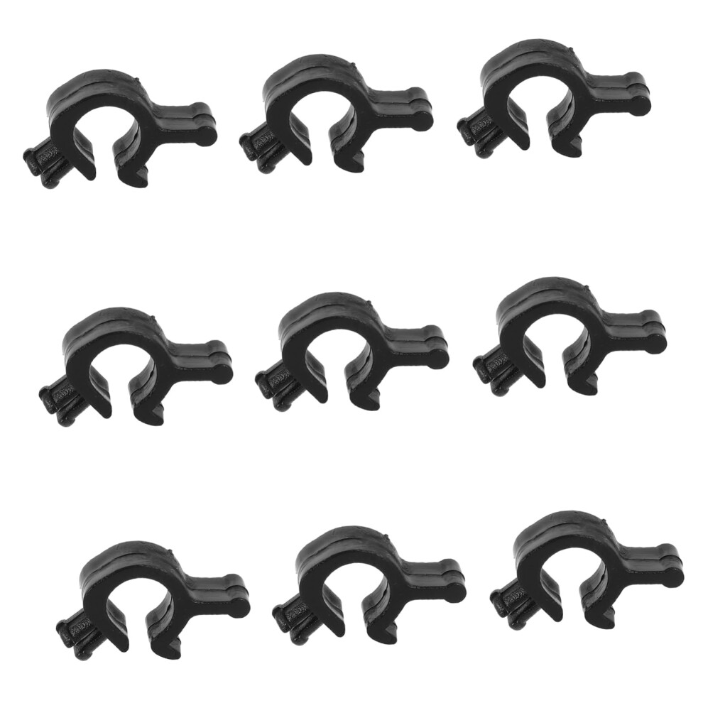10Pcs Hard Hat Headlamp Cable Clip Helmet Flashlight Wire Holder Buckle For Mining 9070919383557