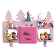 Raweao for Tonies Shelf, Floating Wall Shelf for Toniebox, Metal Magnetic Storage Shelf for Tonies Up to 15-25pcs Display Shelves for Children?s Room