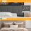 IRONCK Small Double Bed Frame with Storage Shelf Upholstered Headboard, Platform Bed Frame with Charging Station, Metal Bed Frame/UnderBed Storage, 4