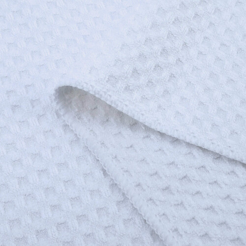 POLYTE Ultra Premium Microfibre Kitchen Dish Cloth Waffle Weave, 8 Pack (30x30 cm, White) 2
