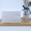 POLYTE Ultra Premium Microfibre Kitchen Dish Cloth Waffle Weave, 8 Pack (30x30 cm, White) 5