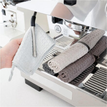 watchget Barista Microfiber Cloths - 4 Pack (12"x12") Professional Cleaning Towels for Espresso Machines, Steam Wands & Countertops Essential Coffee