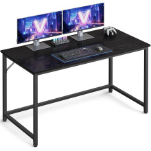 VASAGLE Computer Desk, Small Office Desk and Workstation, Work Desk for Home Office, Study, Bedroom, 60 x 120 x 76 cm, Industrial Style, Metal Frame,