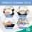 JINYUDOME J Cloth Roll - 3 Rolls, 150 Sheets (Blue) 3