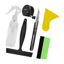OFHome Vinyl Wrap Tools, 6 PCS Window Film Privacy Application Kit, Easy to Apply Glass Car Wallpaper Stickers Craft Trimming Installation Tools,