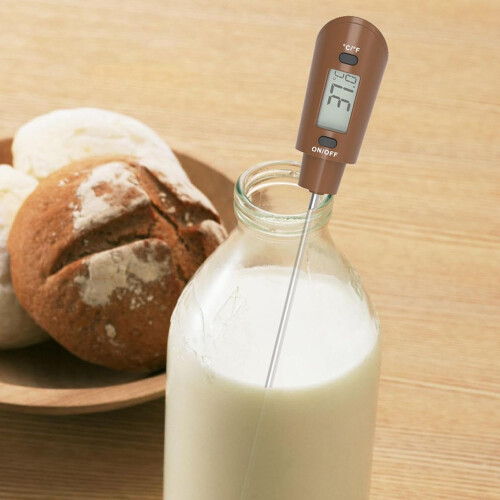 Candy Thermometer with Precision Digital Display, HeatResistant Silicone Spatula and Probe 1