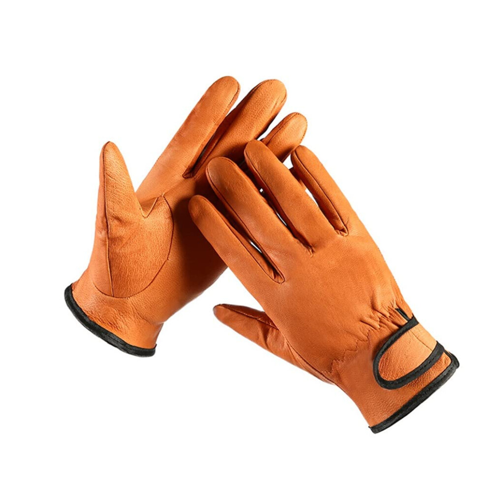 Leather Welding Gloves For Men, HeatâResistant Protection For Bbq And Metal Fabrication, Durable 23Cm Pair 9070919383793