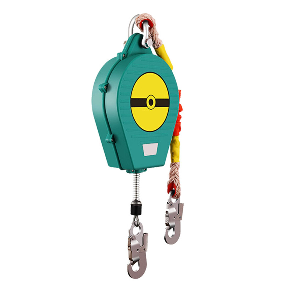 10m Self Retracting Lifeline Fall Arrest Block with Quick Action Braking, 150KG Load Capacity