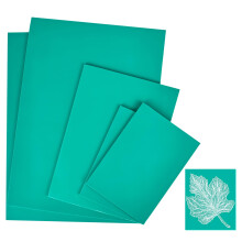 Lino Printing Plates Cutting Kit - 5PCS Lino A4 A5 A6 Sheets Rubber Linoleum Surface Linocut Set Easy-Carve Soft Lino Block for Engraving Printmaking
