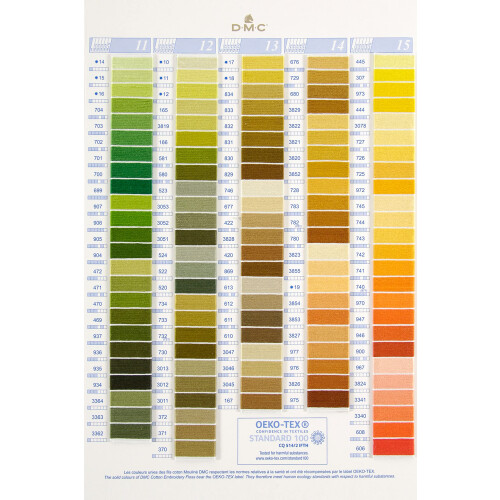 DMC DMC Stranded Cotton Shade Card - W100B 2