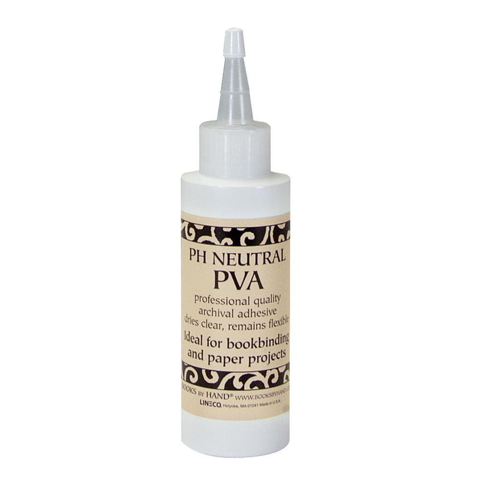 Books By Hand, Ph Neutral Pva Adhesive, Bookbinding Glue, Dries Clear, Remains Flexible - 4 Ounce 5051222037201