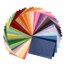 50 Sheets Mixed Colors A4 Thin Natural Fiber Mulberry Paper Sheets Art Tissue Washi Paper Design Craft Art Origami Suppliers Card Making DIY Craft