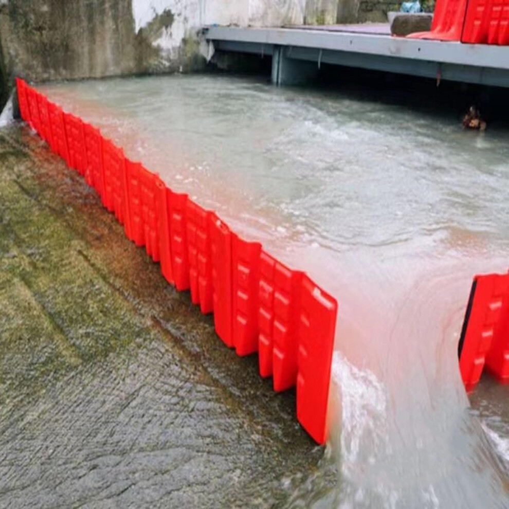 Flood Barrier 3Pcs Leakresistant Reusable Flood Protection Board For Doorway With Lshaped Design 9113335304185
