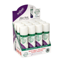 Snopake PVP 36g GlueStick [Pack of 12] Safe, Washable & Non-Toxic [15800] White