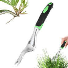Heavy Duty Manual Weeder with Ergonomic Grip for Precision Root Cutting in Gardens and Lawns