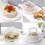 Cake Carrier with Secure Locking Lid and Handle, 10 Inch Round Clear Cake Storage Container 3