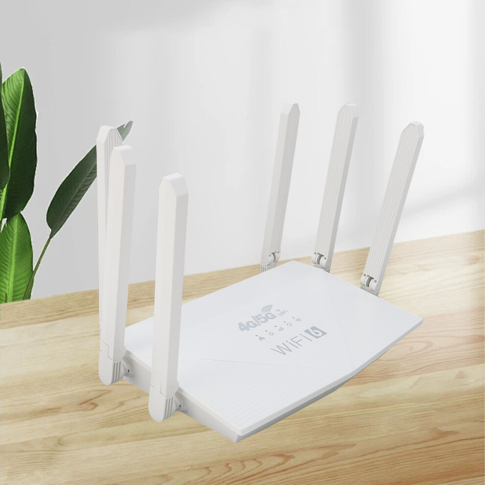 Wireless Wifi6 Router 4G/5G Lte 300Mbps With 6 Antennas & 5000Mah Battery 3591383175302