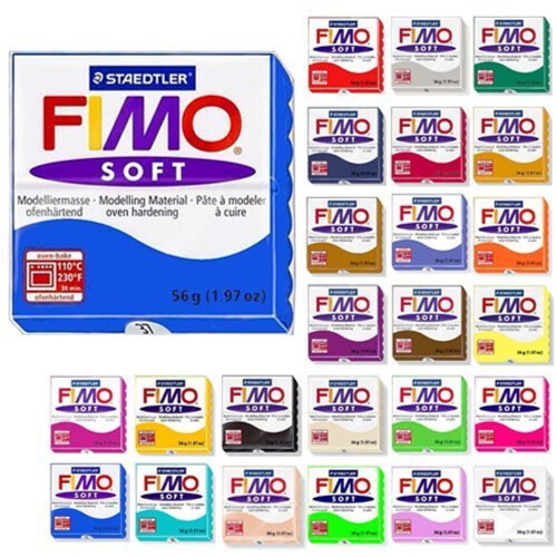 Staedtler Steadtler Fimo Soft Starter Pack 12 x 57 g Multicolour Blocks