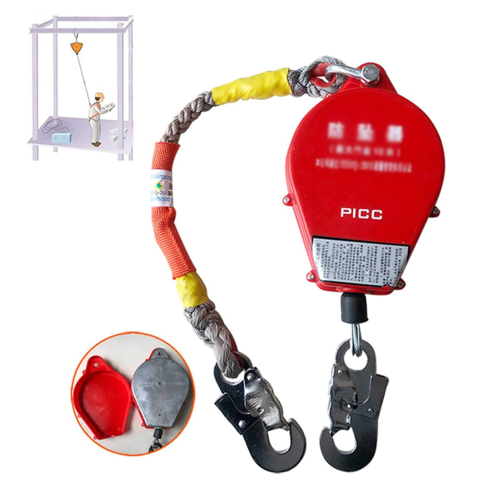 Self Retracting Lifeline 20M Fall Protection Lanyard With Quick Fall Arrest For Roof, Climbing And Rescue 9113335304352