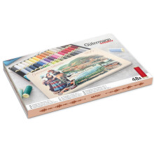 G?termann creativ Nostalgic Box containing 48 spools of Sew-All Thread