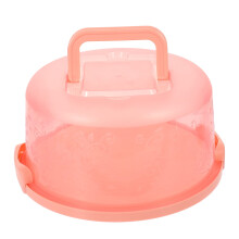 Cake Carrier with Lid and Handle Plastic Reusable Cake Holder for Parties and Easy Transport